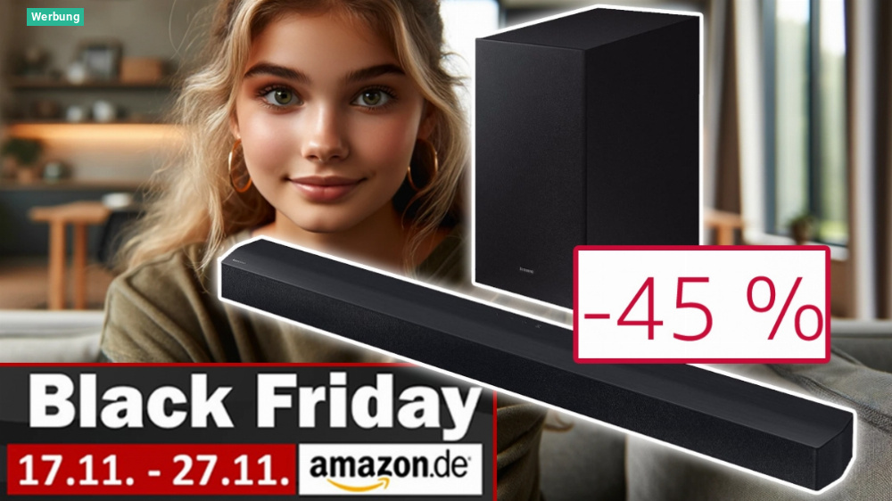Kein Preisfehler: Amazon eskaliert bei Samsung-Soundbar für 129 Euro - bald ausverkauft!