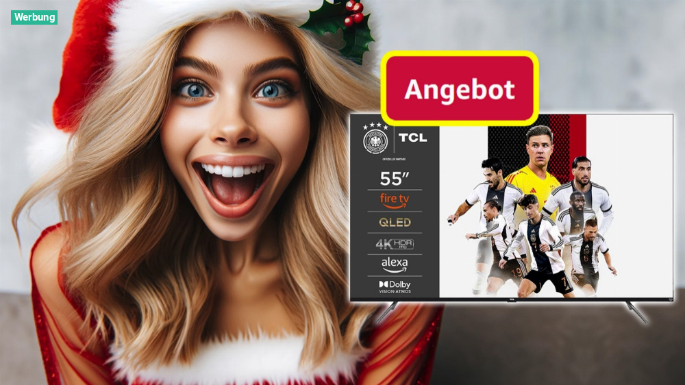 Kein Scherz! Amazon haut 55 Zoll 4K Ultra HD Fernseher mit Alexa-Sprachfernbedienung für unter 400 Euro raus