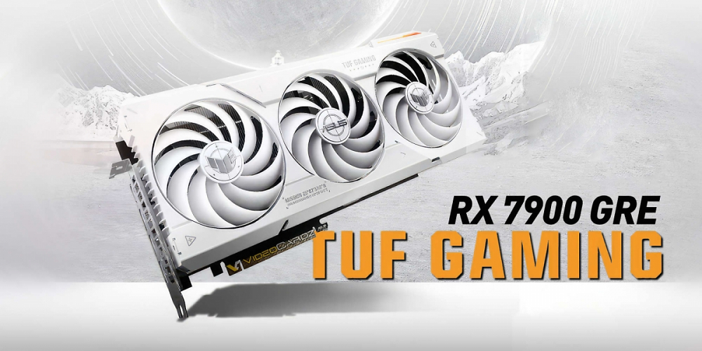 AMD Radeon RX 7900 GRE: Asus bringt weißes Custom Design - eine TUF Gaming
