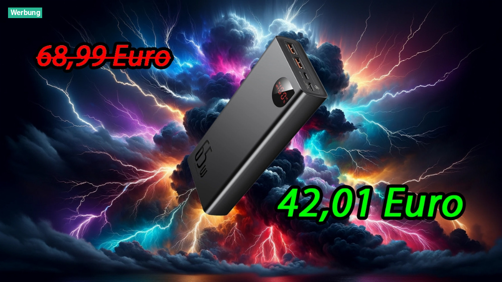 Protable Stromreserve für Smartphone und Co: Powerbank mit 20.000mAh bei Amazon um 39 Prozent reduziert