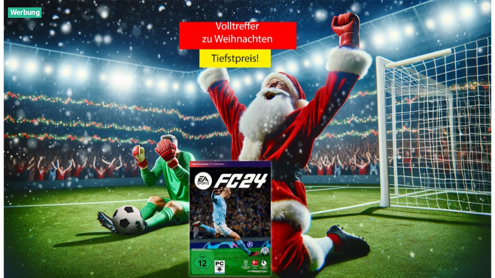 Volltreffer als Last-Minute-Geschenk: EA Sports FC 24 zum Tiefstpreis schießen