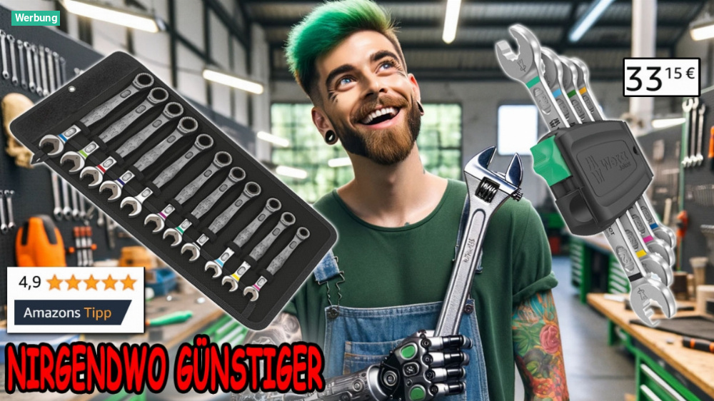 Ja, is' denn noch? Amazon verpulvert Wera Joker Ringratschenschlüssel zum tiefsten Vergleichspreis - wie lange?