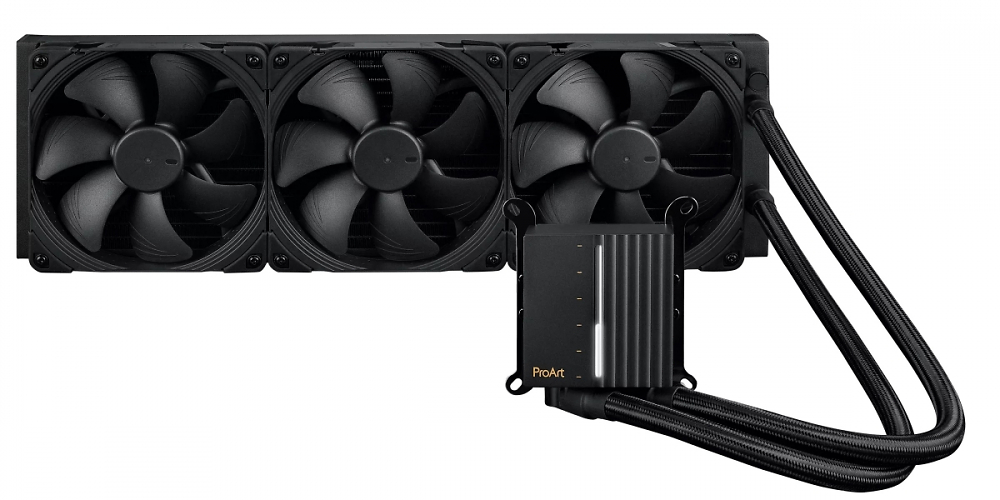Asus hat eine neue All-in-One-Wasserkühlung präsentiert, die Proart LC 420, ausgestattet mit drei Noctua-Lüftern.