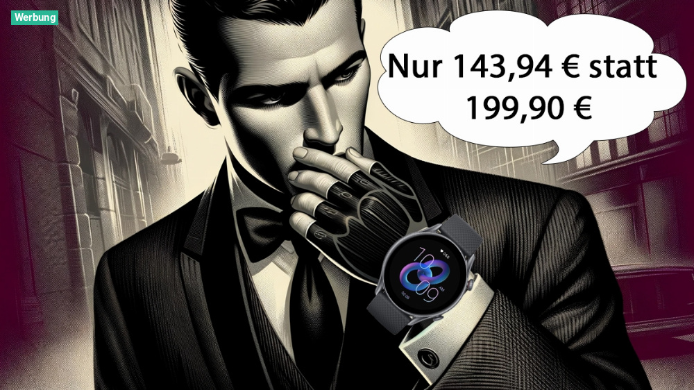 Kein Witz: Smartwatch mit Telefonfunktion fällt bei Amazon um 28 Prozent im Preis