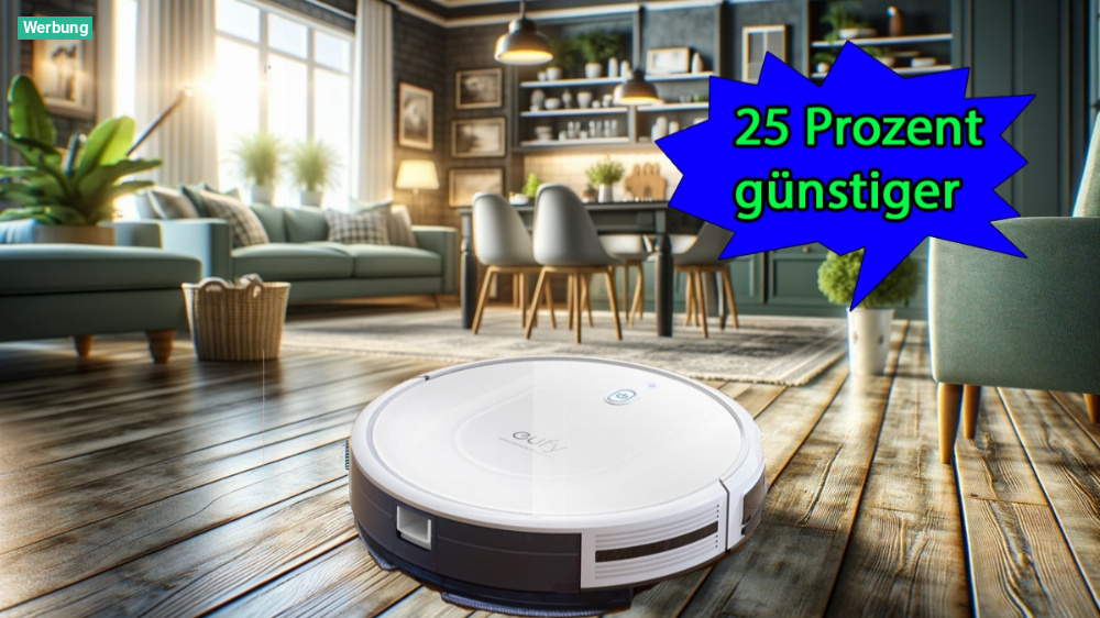 Starker Deal für Putzmuffel: Dieser Saugroboter mit Wischfunktion ist bei Amazon um 25 Prozent reduziert