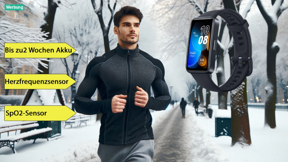 Fit ins neue Jahr: Fitness-Tracker von Huawei bei Amazon für 24 Prozent unter der UVP erhältlich