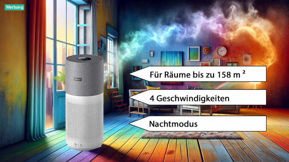 Frischer-Deal bei Amazon: Luftreiniger von Philips fällt um 29 Prozent im Preis