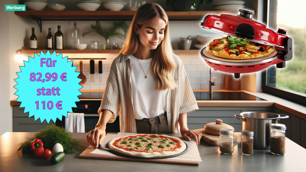 Preissturz bei Amazon: Pizzaofen von Ariete für 25 Prozent unter der UVP im Angebot