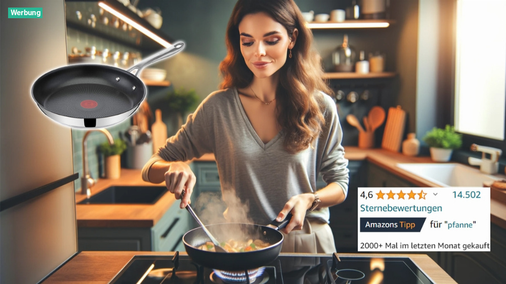 Wieder im Angebot: Jamie-Oliver-Bratpfanne von Tefal bei Amazon mit 55 Prozent Rabatt auf die UVP
