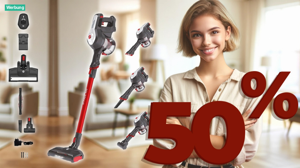 Halber Preis, volle Leistung: Knallharte 50 % Rabatt auf den Staubsauger-Bestseller auf Amazon - Bereits 3.000 Mal verkauft!