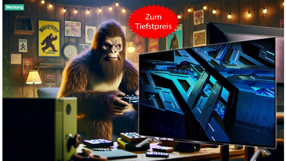 Spinnt Amazon? Riesiger 48-Zoll-Gaming-Monitor zum kleinen Tiefstpreis