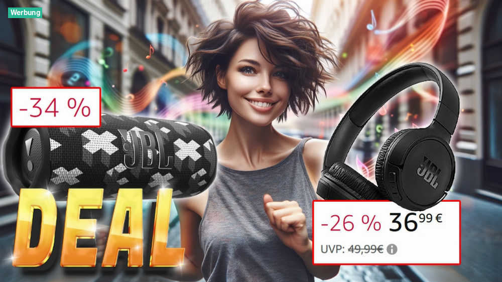 JBL Knallerpreise bei Amazon: JBL Bluetooth Over-Ear-Kopfhörer für unter 37 Euro im Angebot - Bereits 5.000 Mal verkauft!