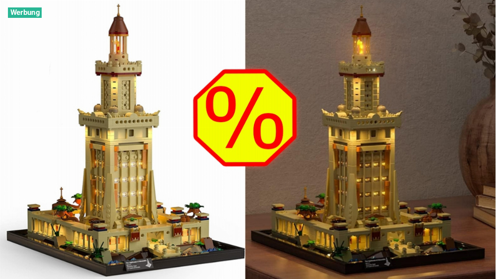 Für Fans von Lego Architecture: Gutschein für den Leuchtturm von Alexandria über 20 %