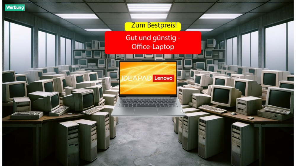 Office-Laptop-Schnäppchen von Lenovo zum Bestpreis 