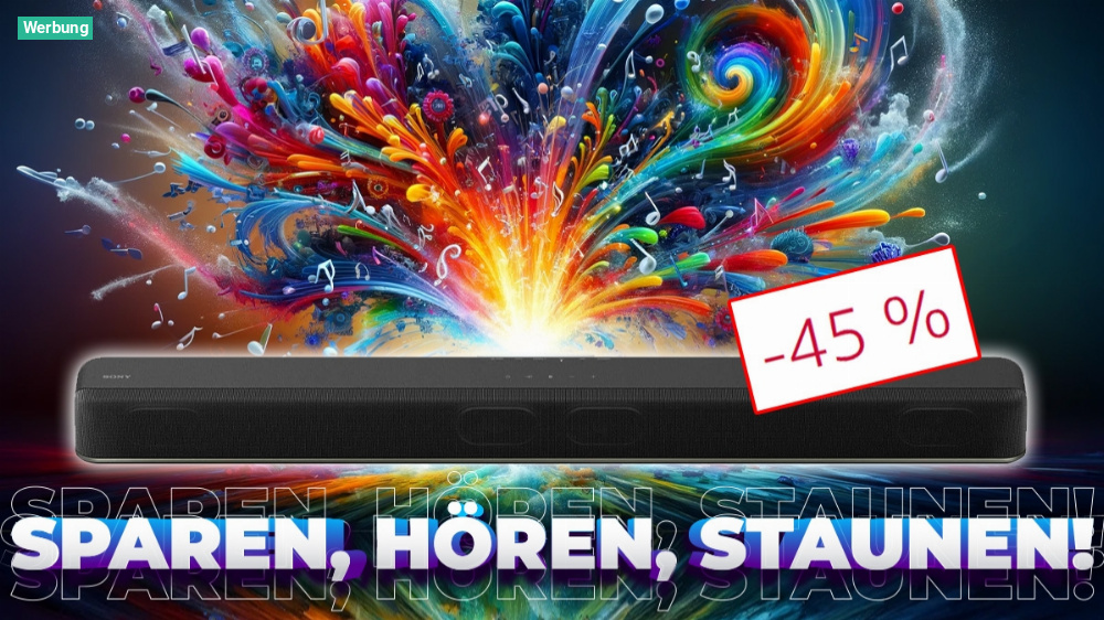 Preisfehler oder Mega-Deal? Sony 2.1 Kanal Dolby Atmos Soundbar im Preis fast halbiert!