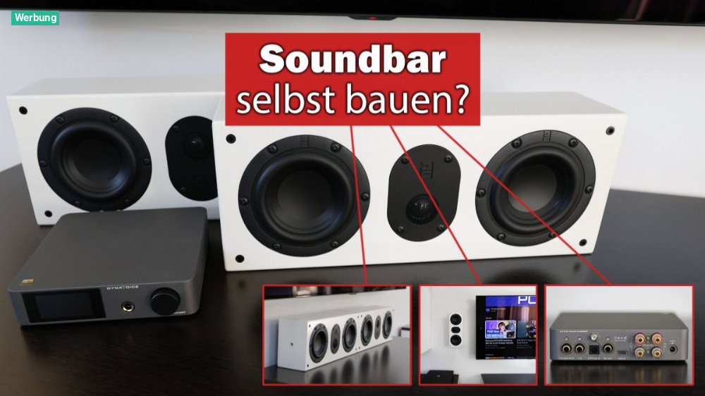 Lassen sich Stereo-Lautsprecher von Nubert auch als Soundbar verwenden? DIY Soundbar Test 2024