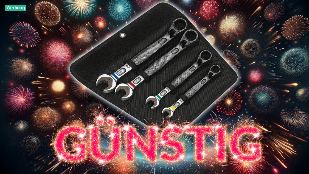 Wera-Preisfeuerwerk zum Jahresstart: Fast 150 Euro Rabatt auf Wera-Joker Maul-Ringratschenschlüssel-Set