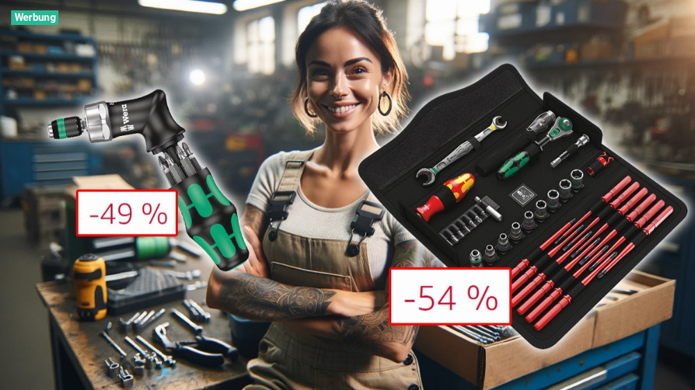 Wera-Preishammer mit 54 % Mega-Rabatt! Jetzt fast 130 Euro auf das 35-teilige Wera Kraftform Kompakt Werkzeugset sparen