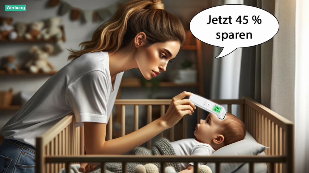 Sollte in keinem Haushalt fehlen: Kontaktloses Fieberthermometer bei Amazon mit 45 Prozent Rabatt im Angebot