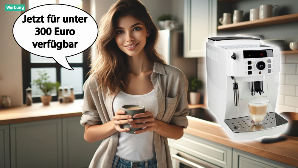 Preisfehler bei Otto? Kaffeevollautomat von De'Longhi dank 57 % Rabatt für unter 300 € erhältlich