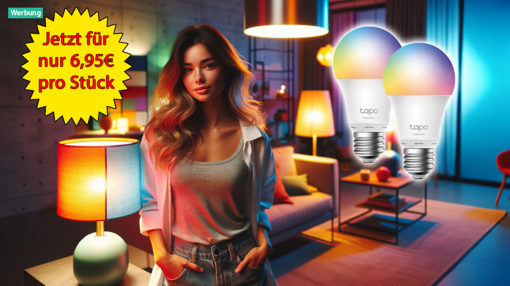 Philips Hue? Nein, TP-Link Tapo! Smarte Glühbirnen im Doppelpack bei Amazon für nur 6,95 € pro Stück mitnehmen