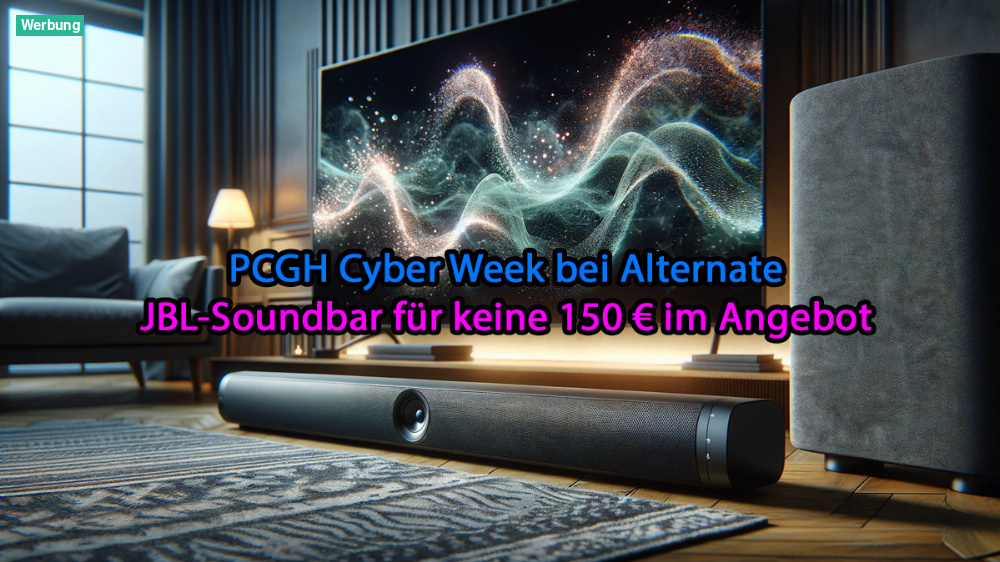 Kein Scherz: Alternate haut JBL-Soundbar mit kabellosem Subwoofer zum aktuellen Bestpreis raus