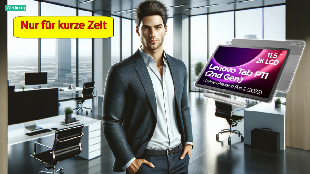 Jetzt übertreibt Amazon: Lenovo-Tablet mit 2K-Display und Eingabestift günstig wie bei keinem anderen Händler