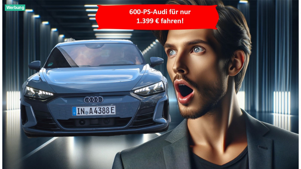 Traumwagen für kleines Geld: Audi RS e-tron GT für nur 1.399 Euro fahren
