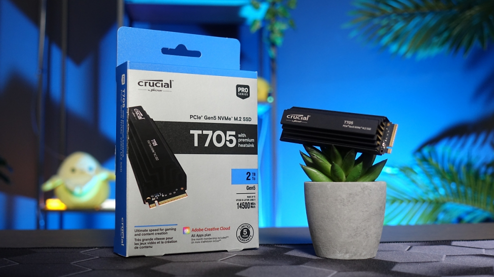 Crucial T705 im Test: Unspektakulär schneller SSD-Superlativ