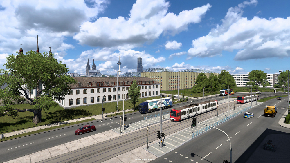 Euro Truck Simulator 2: Köln, Düsseldorf, Dortmund und Duisburg komplett überarbeitet