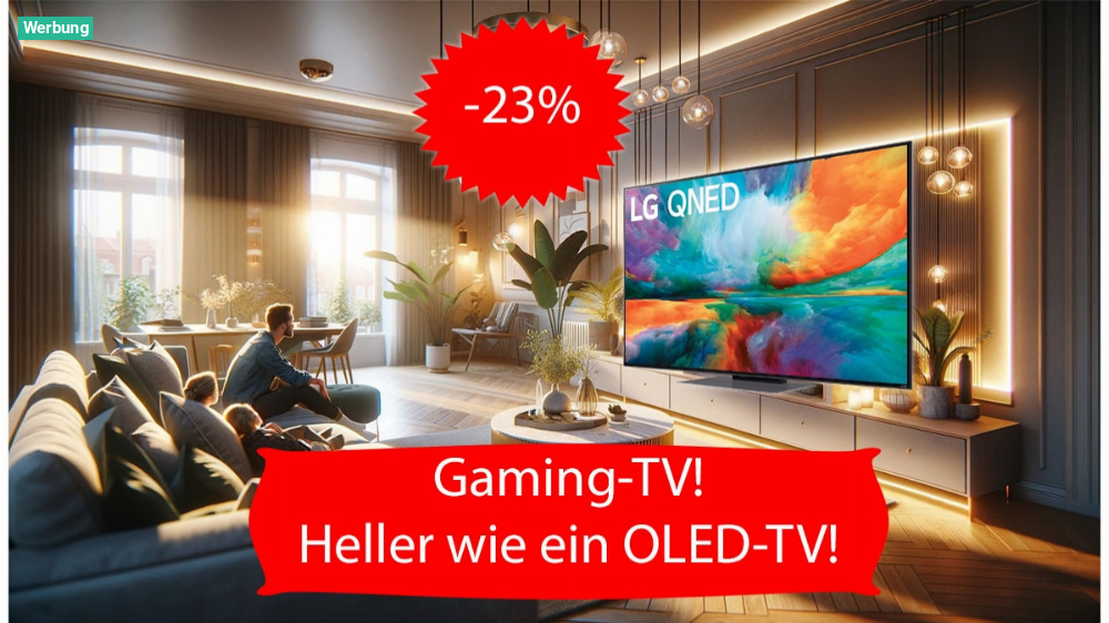 Preisfehler bei Amazon? Großer, überragender QNED-TV von LG günstiger als kleine Version 