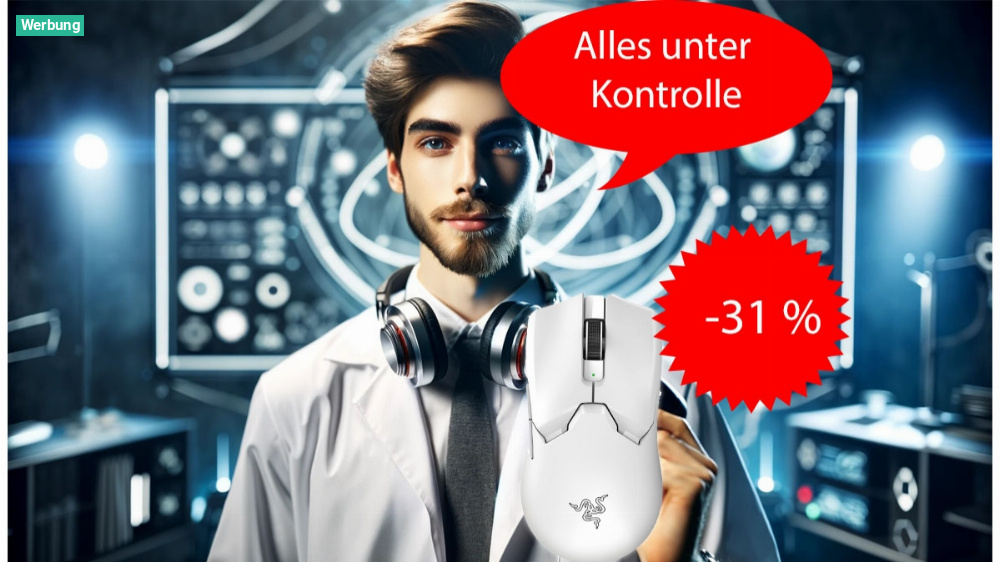 PCGH-getestet: Leichte kabellose Razer-Maus zum Bestpreis bei Amazon