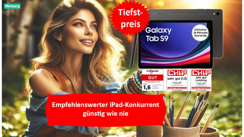 iPad-Rivale: Derzeit bestes Android-Tablet gibt's günstig wie nie