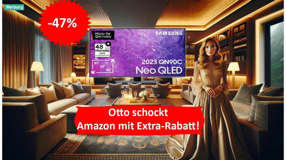 Da staunt Amazon! Nur für kurze Zeit 47 Prozent auf ausgezeichneten Neo-QLED-TV von Samsung und OLED-TV von LG sparen (Update)