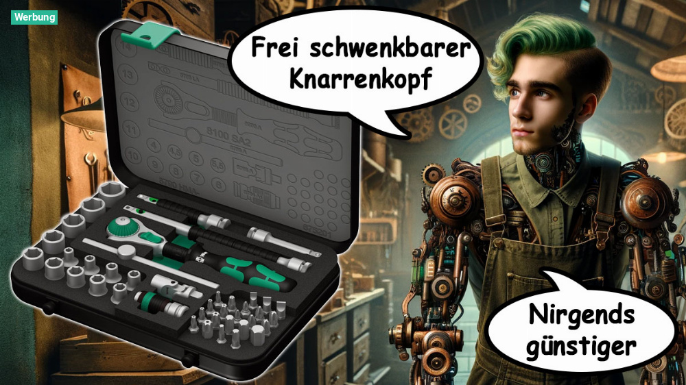 5 Ratschen in einer, Bits, Nüsse & Zubehör: Wera Zyklop Speed 8100 nirgendwo günstiger im Angebot