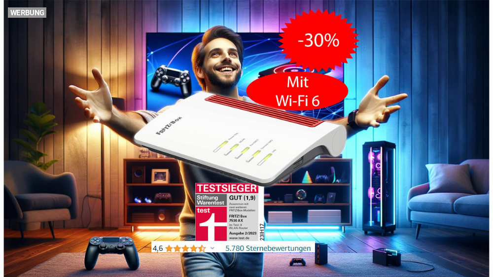 Amazon schmeißt beliebte AVM FritzBox 7530 AX zum Bestpreis raus
