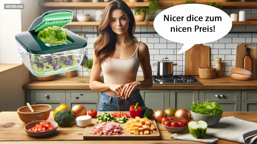 Amazon würfelt den Preis: Nicer Dicer Chef ist beim Versandhändler im Blitzangebot - begrenztes Kontingent
