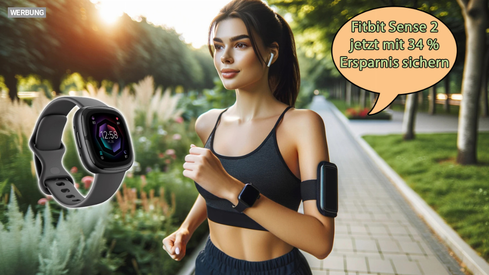 Fit in den Frühling: Amazon schmeißt Fitbit Sense 2 mit 34 Prozent Rabatt raus
