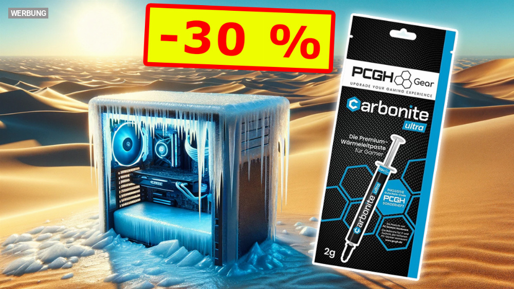 Eiskalt reduziert: 30 % sparen bei High-End-Wärmeleitpaste PCGH Gear Carbonite Ultra