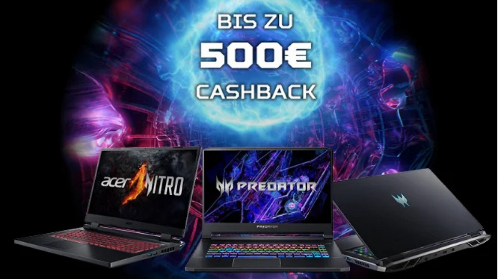 Bis zu 500 Euro für RTX 4090: Acer startet Cashback-NB-Kampagne