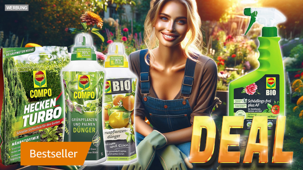 Frühlingserwachen für Ihren Garten: Top-Angebote für Compo Dünger und Schädlingsfrei auf Amazon - schon ab 6,99 Euro