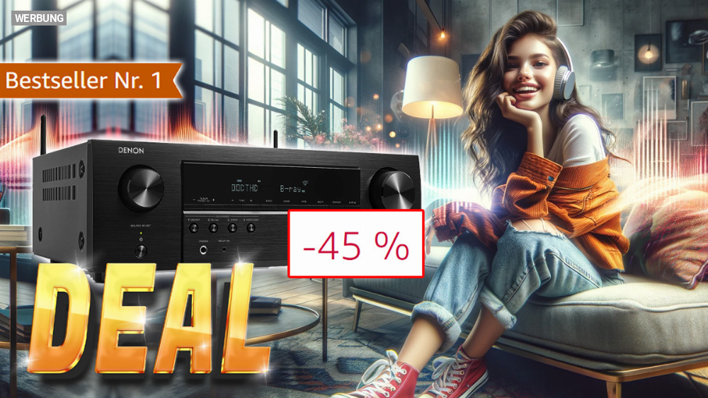 Schnäppchenjagd für Heimkino-Liebhaber: Bis zu 45 % Rabatt auf Denon-Receiver-Bestseller bei Amazon