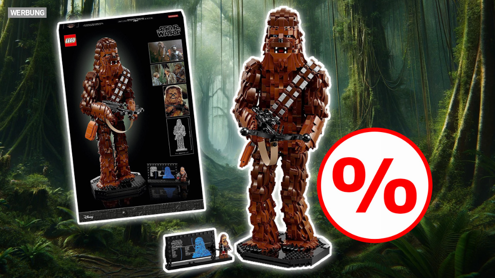 Nirgends günstiger: 77 Euro Rabatt auf Lego Star Wars Chewbacca bei Amazon