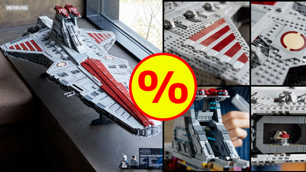 Bisher höchster Rabatt auf Lego Star Wars: Republikanischer Angriffskreuzer im Angebot