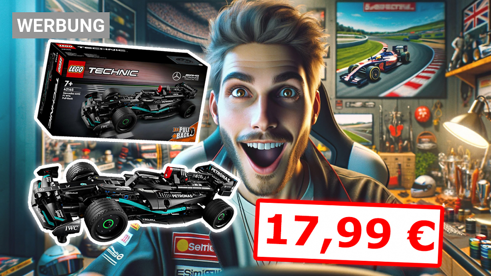 Günstig wie nie: Lego Technic Mercedes-AMG F1 W14 E Performance Pull-Back (Set mit 240 Teilen)