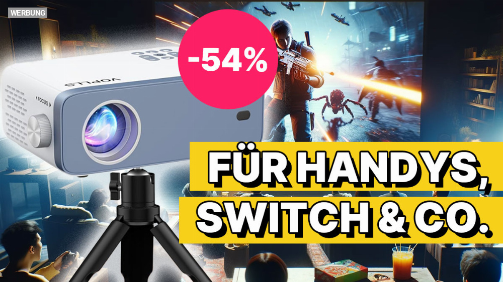 Kinofeeling dank doppeltem Rabatt: Bestseller Full-HD Mini-Beamer kostet nur 64,99€ - Angebot läuft bald ab!