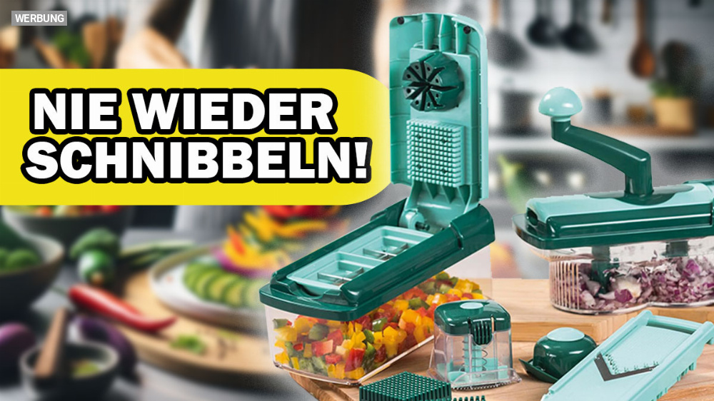 Amazon zerhackt Preise: Beliebter Nicer Dicer Fusion mit Spiralschneider war noch nie so günstig - jetzt das 16-teilige Set sichern