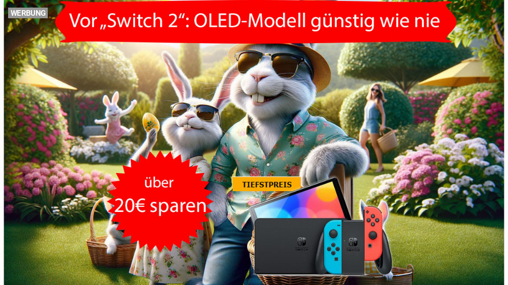 Frühes Osterangebot oder Vorbote von "Switch 2"? Amazon haut Nintendo Switch OLED günstig wie nie raus (Update)