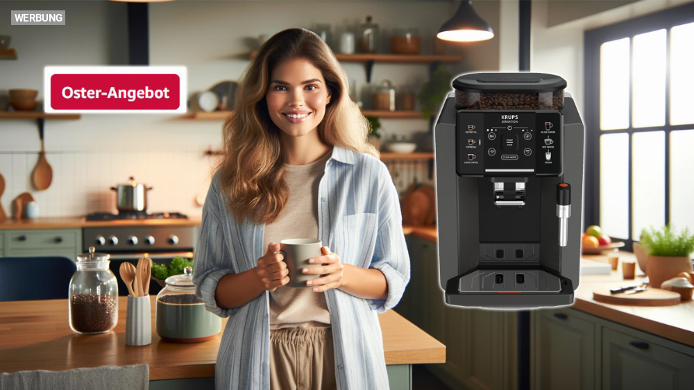 Osterangebot für Genießer: Kaffeevollautomat von Krups bei Amazon mit starkem Rabatt sichern