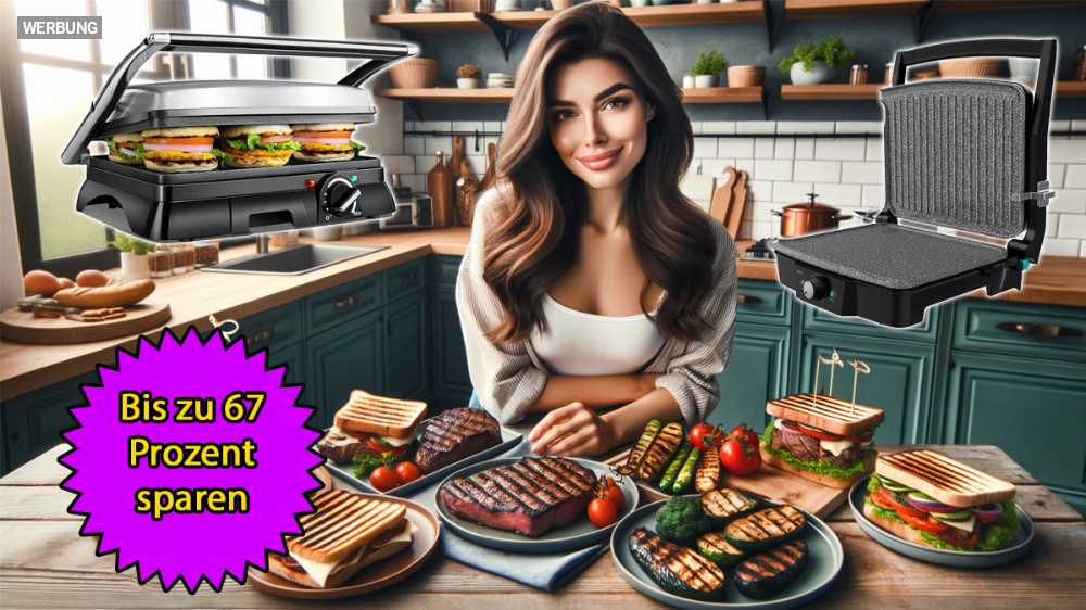 Der Tefal Optigrill kann einpacken: Diverse Kontaktgrills bei Amazon im Angebot - jetzt bis zu 64 Prozent sparen